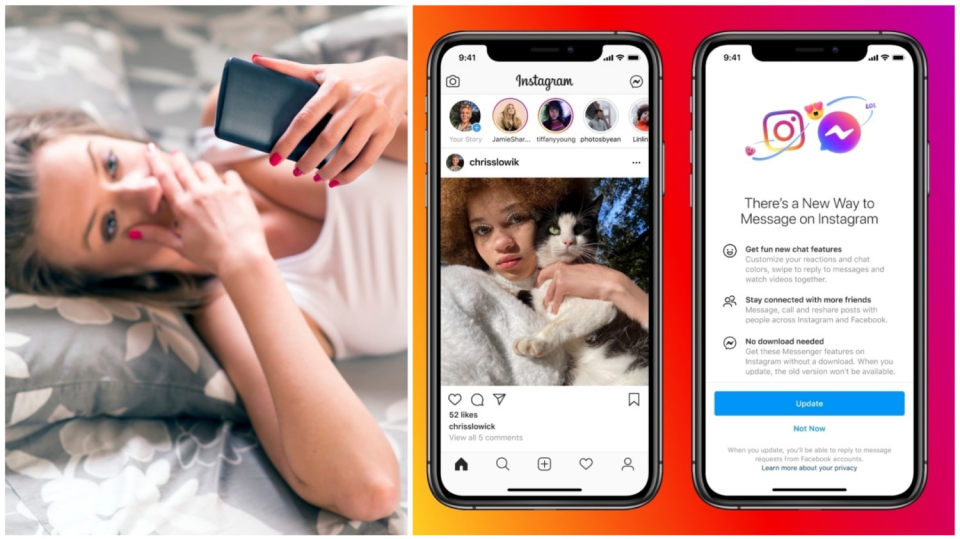 Zprávy na Facebooku a Instagramu se propojují
